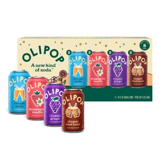 Olipop Soda, Variety Pack, Cans